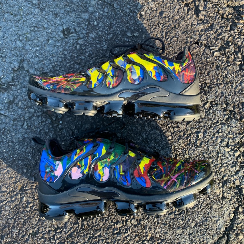 Custom VaporMax Plus Splatter Nike VaporMax